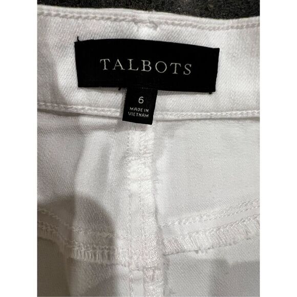 Talbots white Jean Skirt Size 6 - Picture 6 of 6